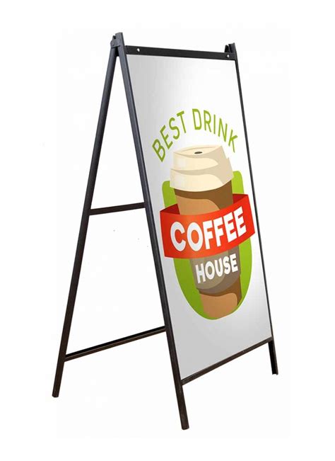 a frame sign stand